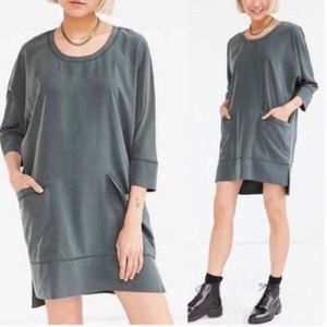 SILENCE + NOISE Kaden Woven Cocoon Mini Dress